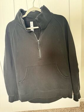 Lululemon Black Half-Zip Pullover Scuba